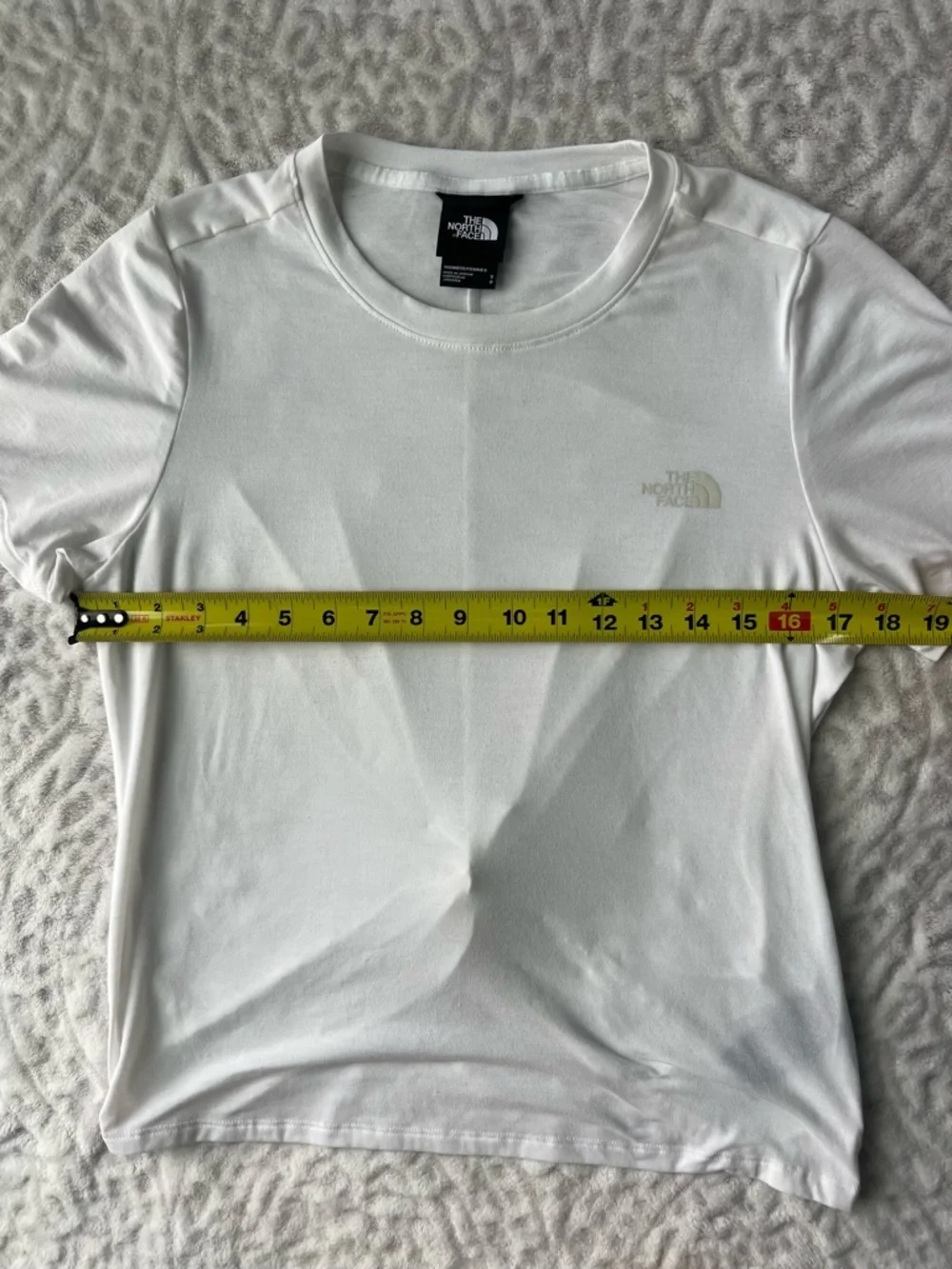 The North Face Women's White Crewneck Tee with Tie Knot Back | Size S - Picture 7 of 10